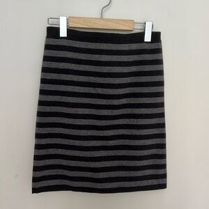 Club Monaco Stripped Wool Skirt